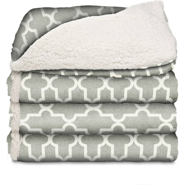 Sunbeam Heated Sherpa Throw Blanket, 1 Each