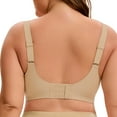 thumbnail image 4 of INNERSY Plus Size Seamless Wireless Bra for Women Full Coverage No Underwire Everyday Bralette(2XL,Nude), 4 of 7