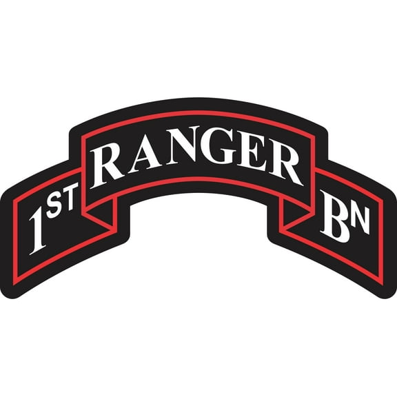3.8 Inch 1st Ranger Battalion Decal