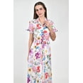 thumbnail image 4 of Vestido floral con cinto Roman Fashion /Juvenil, 125 (Multicolor) multicolor M, 4 of 6