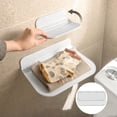 thumbnail image 2 of Strong Load-Bearing Storage Tray - Punch-Free, Collapsible, Smooth Edge, Easy Installation, Wall-Mounted Folding Design, Bathroom Shelf Storage Holder, Home Supplies, 2 of 8