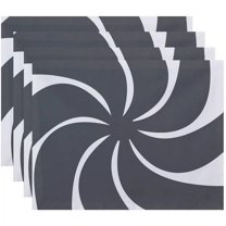 Simply Daisy 18" x 14" Whirl of the Season Holiday Geometric Print Placemat