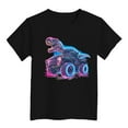 thumbnail image 3 of Kiijoy Boys Dinosaur Print Short Sleeve T-Shirt Cotton Summer Casual Graphic Tee, 3 of 3