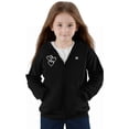 thumbnail image 5 of Lutiedan Boys Girls Heated Jacket USB Electric Heating Hooded Jacket Long Sleeve Zipper Thermal Coat with 5 Heating Zones Size 4-14,Black, 5 of 8