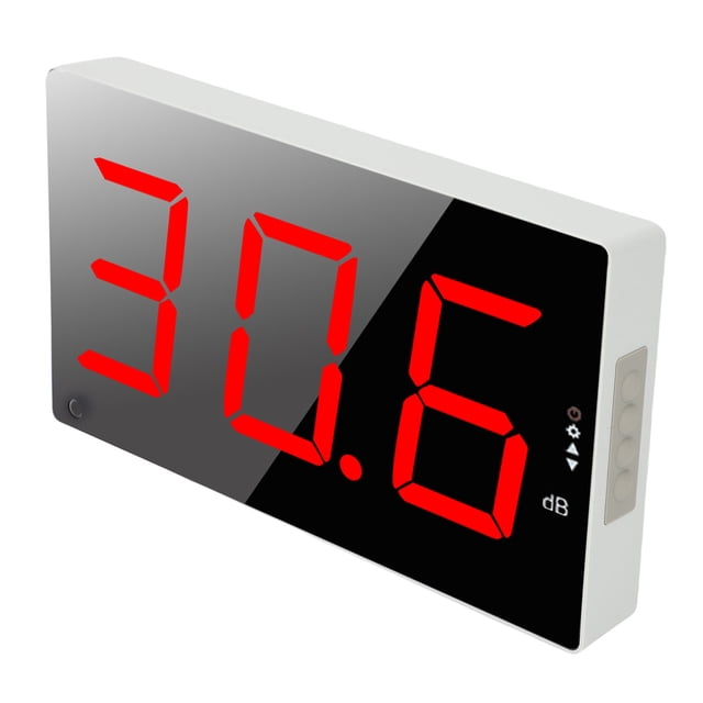 Probador De Medidor De Nivel De Sonido, Tecnología De Micrófono De Alto Rendimiento Medidor De Ruido Digital Pantalla LCD Grande De 3 Pulgadas Para Barra