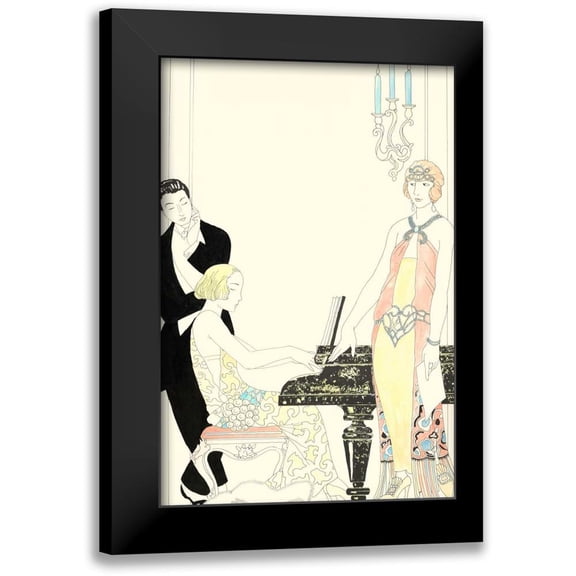 Unknown 11x14 Black Modern Framed Museum Art Print Titled - Arte Deco Fashion I