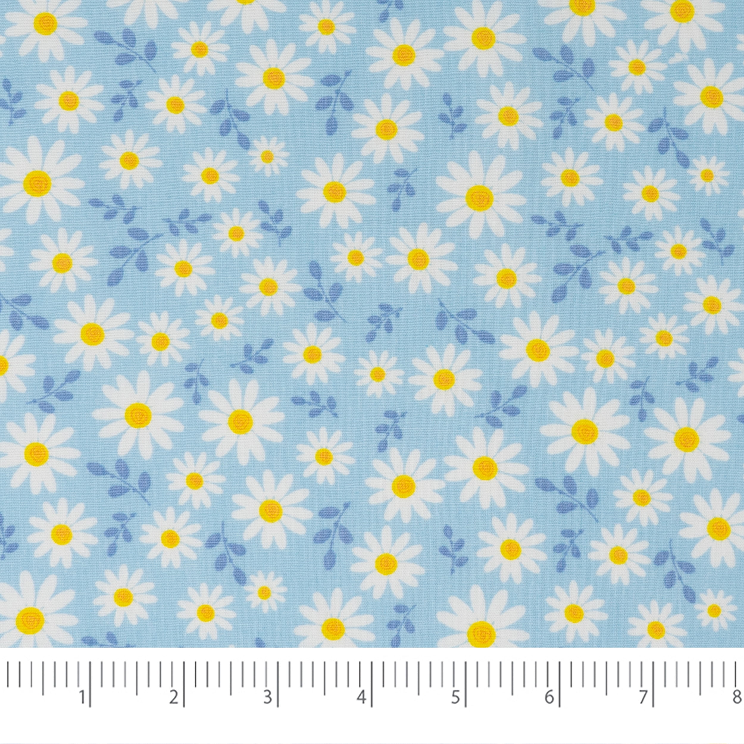Singer Fabric 100% Cotton Daisies Gnomes 10 Inch Square Charm, 20Pc