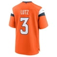 thumbnail image 3 of Men's Nike Wil Lutz  Orange Denver Broncos Team Game Jersey, 3 of 6