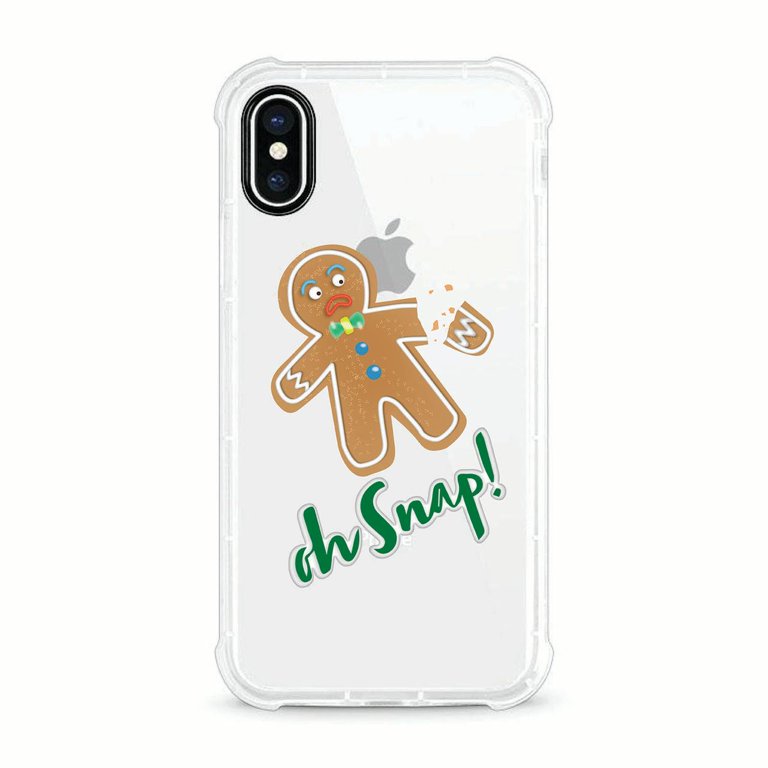 OTM Essentials iPhone X Clear Rugged Edge Phone Case, Oh Snap - Walmart.com OTM Essentials iPhone X Clear Rugged Edge Phone Case, Oh Snap - Walmart.com