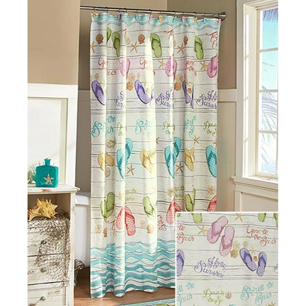 FlipFlops Bathroom Collection , Shower Curtain