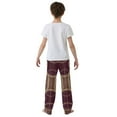 thumbnail image 4 of FORMRS Boys Pajama Pants with Pockets Size 6-8Y Kids Lounge Sleep Bottoms, Gold Abstract Pattern, 4 of 8