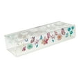 thumbnail image 1 of Florero Rectangular Florero Acrílico Transparente Florero Largo Arreglo Floral Para Escritorio, 1 of 9