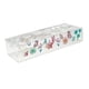 thumbnail image 1 of Florero Rectangular Florero Acrílico Transparente Florero Largo Arreglo Floral Para Escritorio, 1 of 9