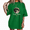 green-1, variant on UNISHE Women's Full Moon Copy Moon Joy Warm Celestial Graphic Short Sleeve T-shirt Relaxed Fit