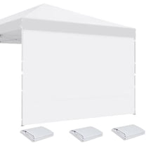 Canopy Tent Sidewalls for 10x10, 10x20' Canopy Frame, 3Pack SunWalls Only,White, (Canopy Tent NOT Included)$$Garden & Patio