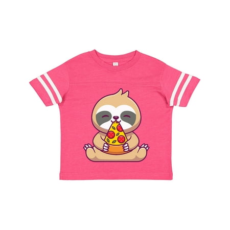

Inktastic Sloth Pizza Gift Toddler Boy or Toddler Girl T-Shirt