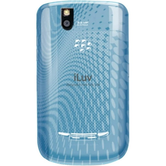 iLuv IBB502BLU iLuv Cristal Souple TPU Cas pour BlackBerry Tour (Bleu) - 1 Pack - Cas - Emballage de Support (Neutre)