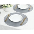 thumbnail image 6 of Unique Bargains Rustic Placemats Set of 6 Woven Placemats Light Gray, 6 of 7