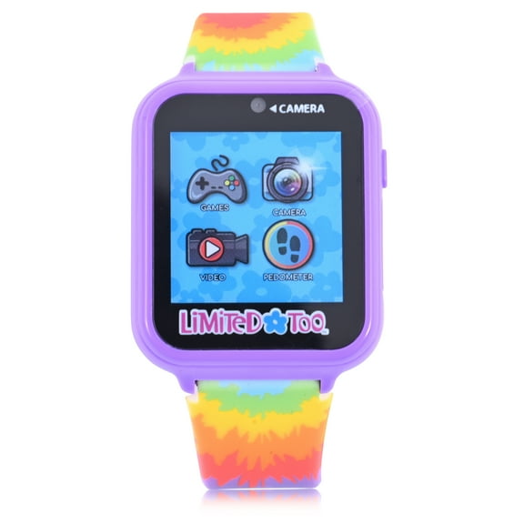 iTime Smart Watch 40mm Rainbow Tie-Dye Adjustable Strap with Buckle