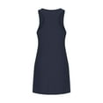 thumbnail image 3 of AherBiu Robe T-Shirt Sans Manches pour Femmes, Tunique Décontractée d'Été, Robes Courtes, Robes d'Été pour Femmes, 3 of 5