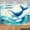 6x4FT, variant on Blue Ocean Whale Birthday Backdrop Under The Sea Marine Animals Happy Birthday Background Watercolor Underwater Jellyfish Seagull Birthday Party Decorations Banner Photo Booth Props