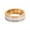 Gold, variant on Women's Ceramic Exquisite Rhinestone Inlay Ring Engagement Wedding Band White Size 6