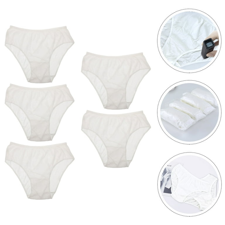 Briefs Underwear Disposable Panties Women Cotton Travel Spa Tanning Salon  Bikini Panty Period Menstrual Maternity Female 