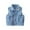 B Blue, variant on Big Boys & Girls Sleeveless Lapel Denim Vest Top（2-14）, Casual Buttoned Jacket Blue 2-3 Years