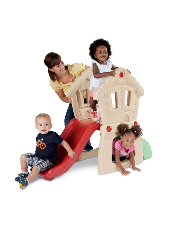 Little Tikes Hide & Seek Climber, Indoor Outdoor Slide and Climbing Playset for Kids Ages 2-5