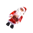 thumbnail image 2 of Injueey Decoración navideña con pilas, música eléctrica, juguete de Papá Noel, adorno de barra de Año Nuevo, regalos de cumpleaños para niños Kits de decoración para fiestas caja roja Injueey HA069027-02B, 2 of 6