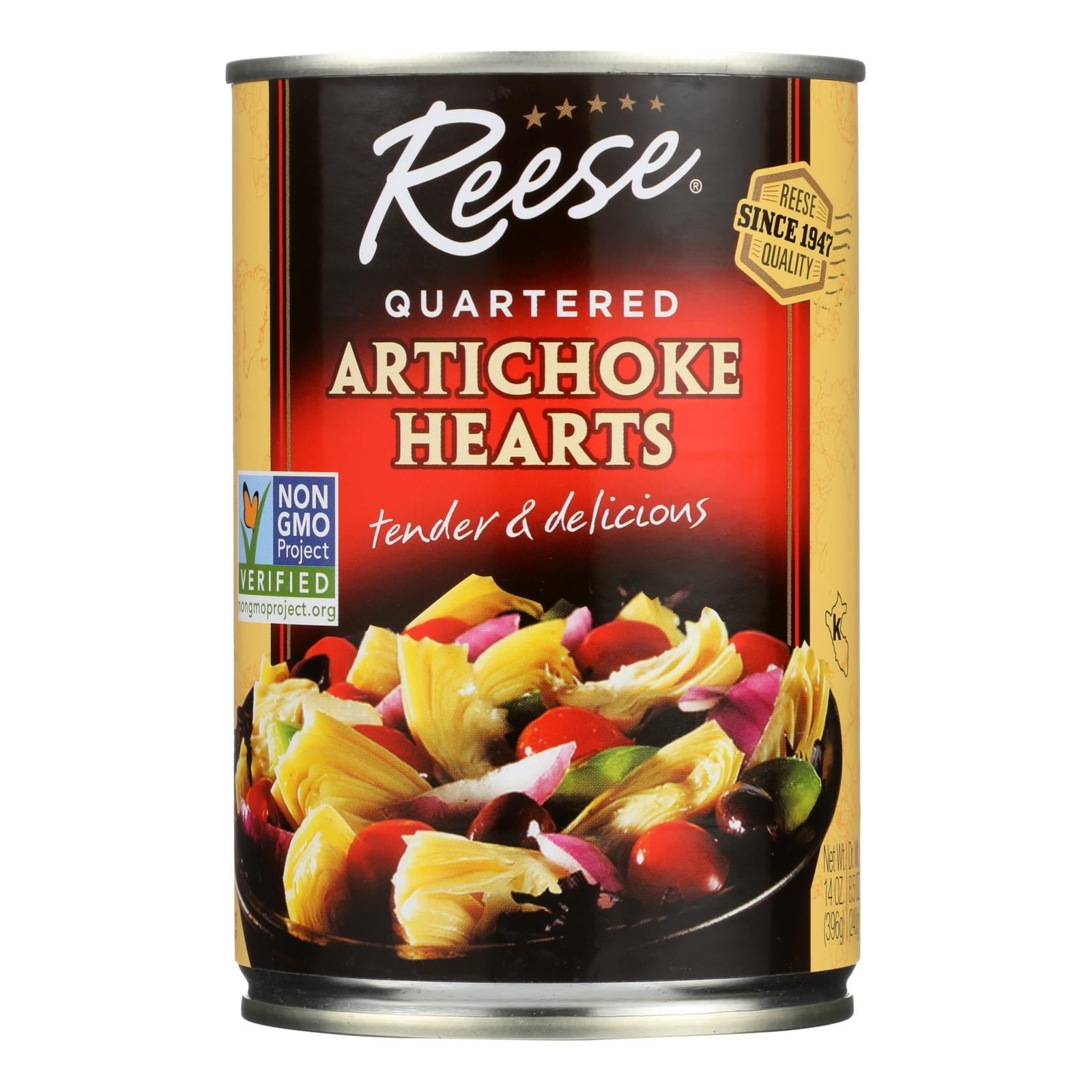 Reese Artichokes, Quartered Artichoke Hearts, 14 oz