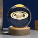 thumbnail image 4 of Glowing Planetary Astronaut Crystal Night Lights USB Power Warm/RGB Bedside Light Kid Gift Night Lamp, 4 of 5