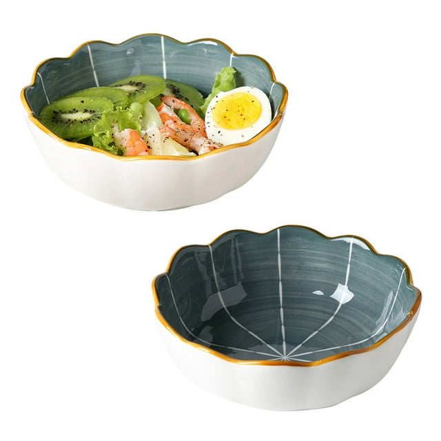 Qeeadeea Small Round Baking Dish Set Of 2, Colorful Ceramic Pie Pan, Round Pie Dish, Morandi Color Tableware-dark grey-15x15x5cm, 500ml