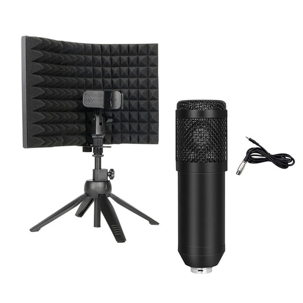Micrófono de condensador profesional BM800 para grabación en estudio, micrófono de escritorio para PC Línea XLR