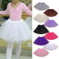 thumbnail image 7 of WOYY Girls Ballet Dance Tutu Skirt Solid Birthday Party Tulle Skirt, 7 of 7