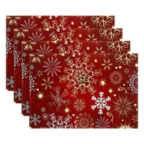 WEGFTDUOP Christmas Placemat Table Mat Christmas Home Living Room Decoration Placemat