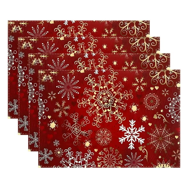 Napperons de Noël Décoration de Salon de Noël