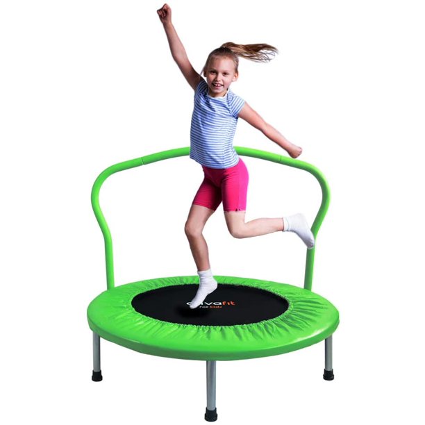ATIVAFIT 36Inch Folding Trampoline Mini Rebounder ,Suitable for Indoor