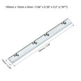 thumbnail image 2 of Unique Bargains Straight Line Connector, 3.9' Joint Bracket for 2020 Series T Slot 6mm Aluminum Extrusion Profile, 5 Pcs, 2 of 4