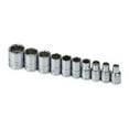 thumbnail image 2 of SOCKET SET 1/4IN. DRIVE 10 PC SAE STD 12 POINT, 2 of 3