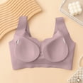 thumbnail image 4 of Kukoosong Bralette Bras for Women Fashion Women's Solid Color Seamless Lifting Soft Support Bra Everyday Bras, Sizes M, 4 of 7