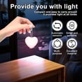 thumbnail image 4 of 2Pcs Purse Glow Heart Light, Valentines Day Gifts for Her, Mini Touch Activated Handbag Light Portable Night Light for Women Girls Purse Accessories, 4 of 18