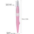 thumbnail image 2 of Felting Needle Tool with 3 Needles, Portable Pen Style Felting Tool, Wool Felting Needle Tools for Patchwork Crafts (Pink), 2 of 3