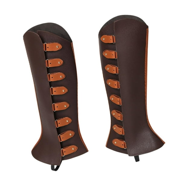 Cubrebotas piratas para exteriores, accesorio para disfraz de cosplay Café oscuro