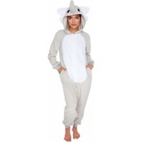 Silver Lilly Adult Slim Fit One Piece Cosplay Elephant Animal Pajamas