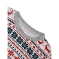 thumbnail image 7 of Qiylii Family Matching Christmas Sleepwear Set, Cute Cartoon Elk Print Costume, 7 of 7