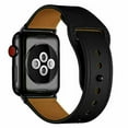 thumbnail image 3 of Compatible with iWatch Band 45mm 44mm 42mm 41mm 40mm 38mm, Genuine Leather Replacement Band Strap Compatible with Apple Watch SE Series 7 6 5 4 3 2 1, 3 of 10