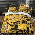 thumbnail image 3 of 2/3pcs Home Bedclothes 3D Luxury Pattern Printed Comforter Cover Set Bedspreads for Adult,Twin (68"x86"), 3 of 5