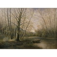 thumbnail image 2 of Franz Stephan Paschinger 14x11 Gold Ornate Wood Frame and Double Matted Museum Art Print Titled - March-Auen in Spring (1900-1910), 2 of 4