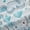 Blue Gray White, variant on Homewish Girl Pink Bow Black Out Curtains,Brown Toy Bear Curtains Pack of 2 (42x63 Each),Watercolor Heart Print Bedroom Curtains For Girls Kids,Microfiber Bedroom Decor